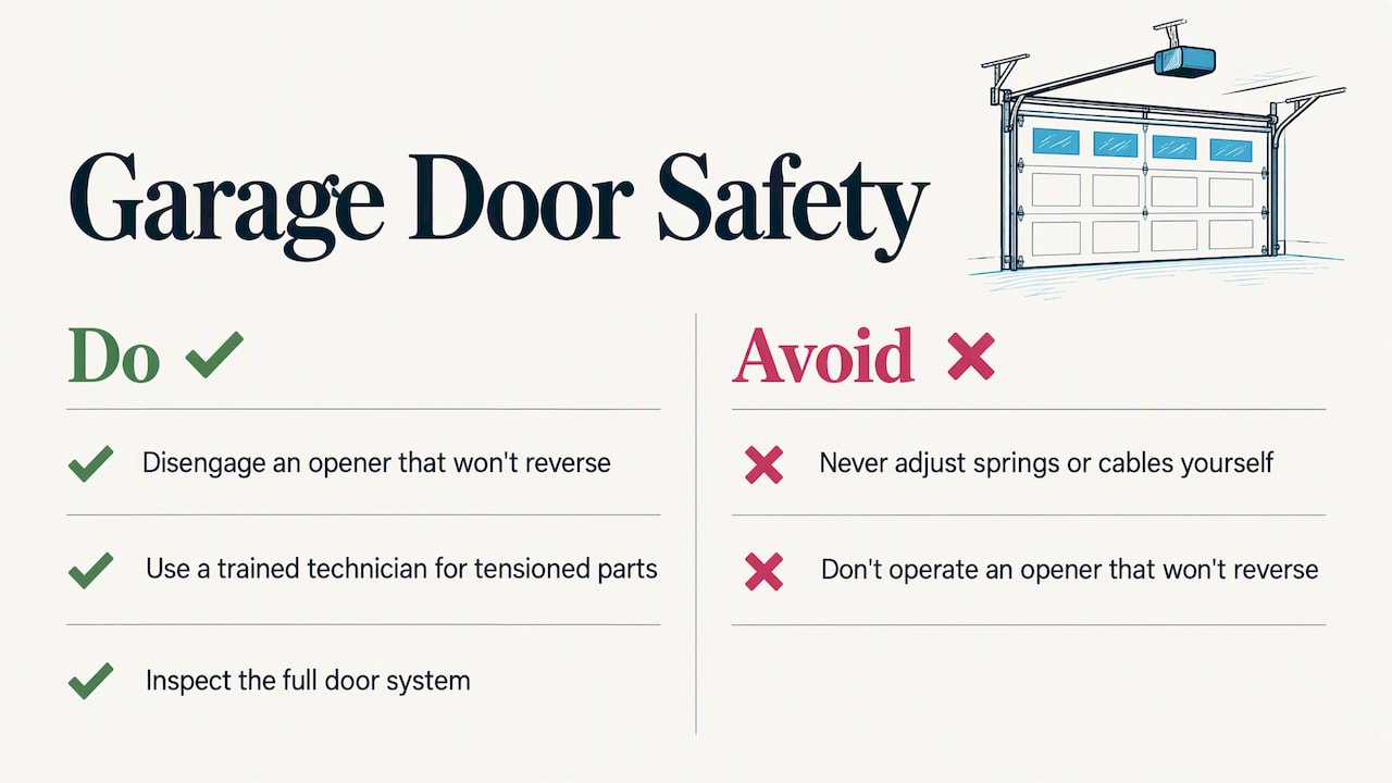 Safety checks before you decide — overview diagram